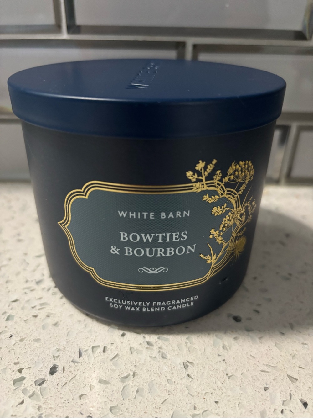 White Barn Bowties & Bourbon Scented Candle -New